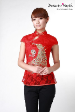 Bridemaid Peacock CheongSam Lacey Top